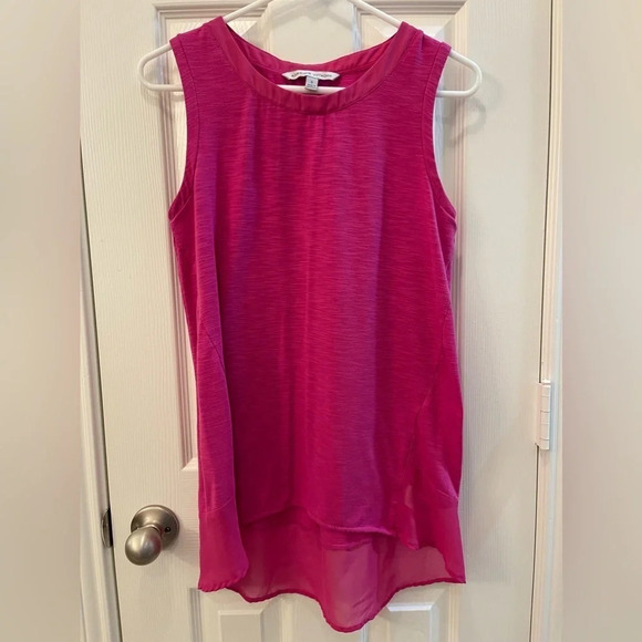 Adrienne‎ Vittadini Women’s High Low Pink Tank Size S - Picture 1 of 6